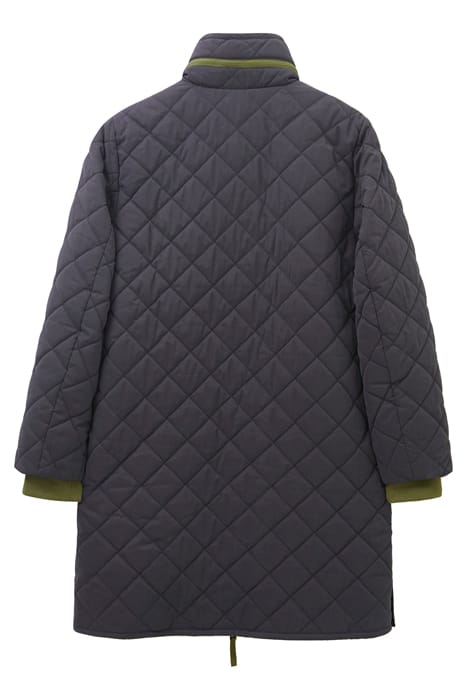 LUCKIE QUILTED COAT DK GREY 6