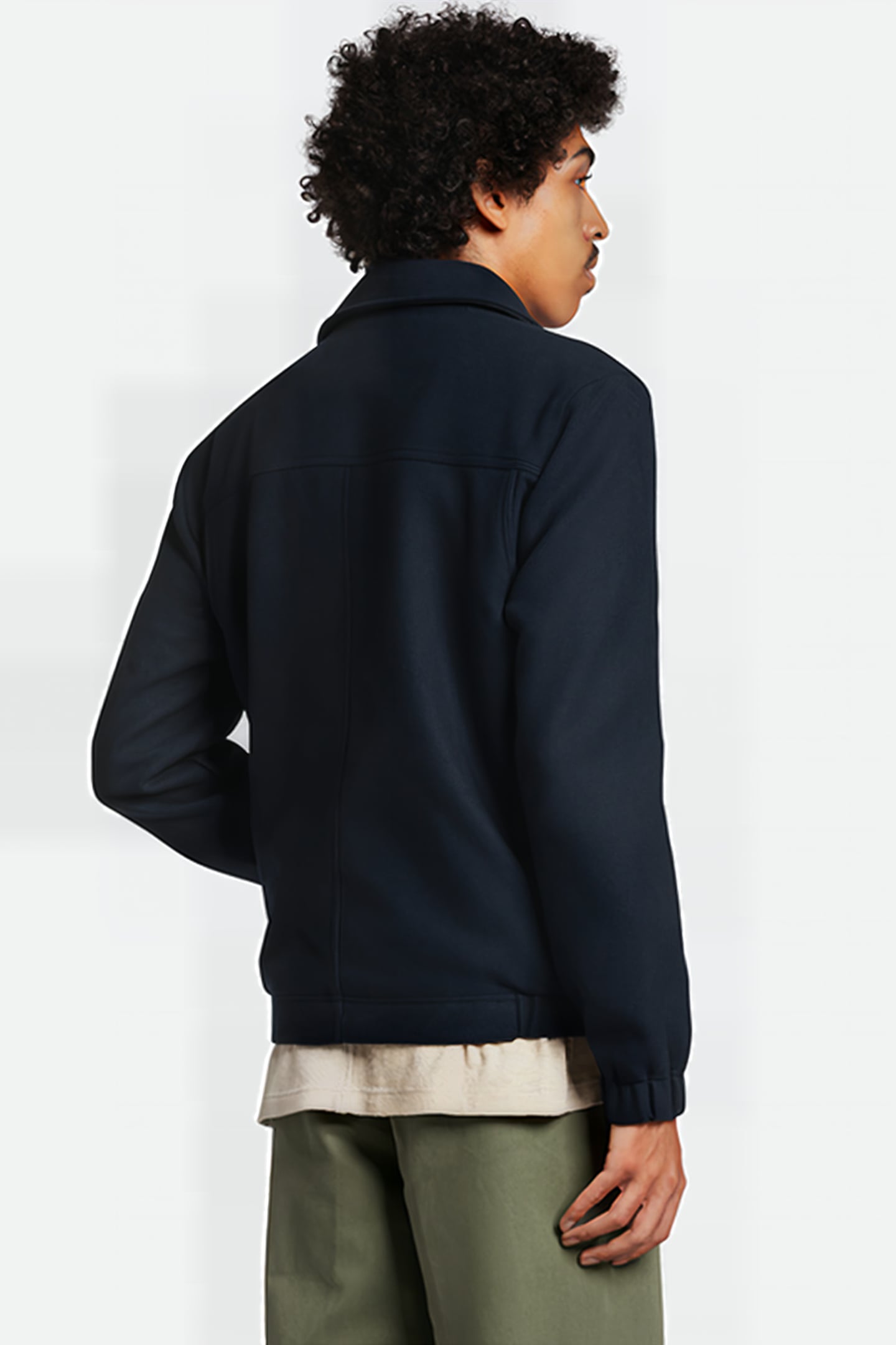 MELTON JACKET Z271 DARK NAVY 2