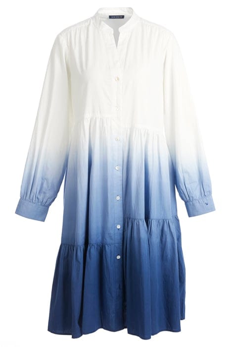 LS DRESS ASYMMETRIC VOLANTS WHITE 1