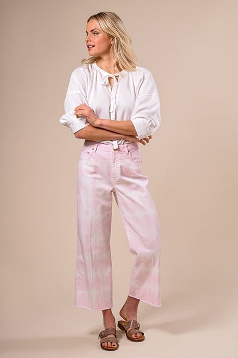 MID HIGH WAIST CROPPED PINK 2