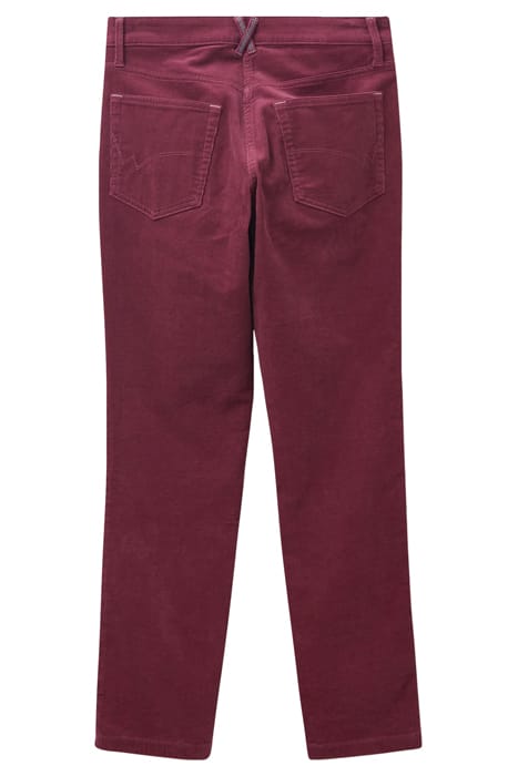 BROOKE STRAIGHT CORD TROUSER PINK 4