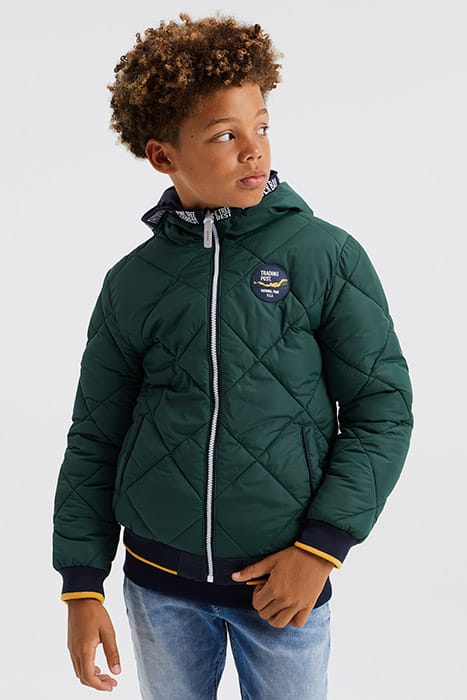 BOYS REVERSIBLE JACKET WITH COLORBLOCKING DARK BLUE 2