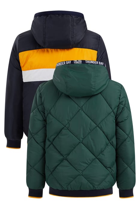 BOYS REVERSIBLE JACKET WITH COLORBLOCKING DARK BLUE 5