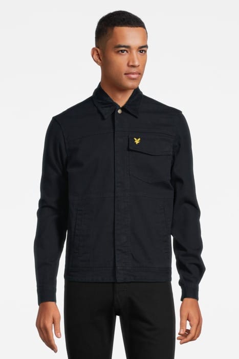 CORD COLLAR TRUCKER Z271 DARK NAVY 1
