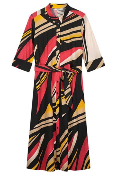 QUINTY: DRESS BIG SWIRLS MULTICOLOUR 5