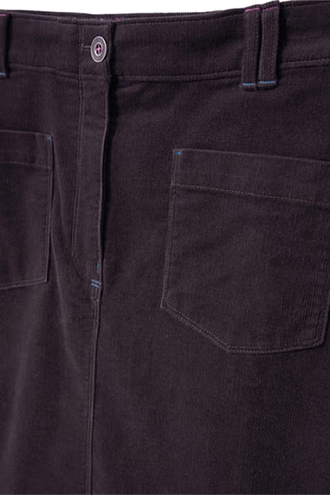 MELODY  CORD SKIRT DARK GREY 3
