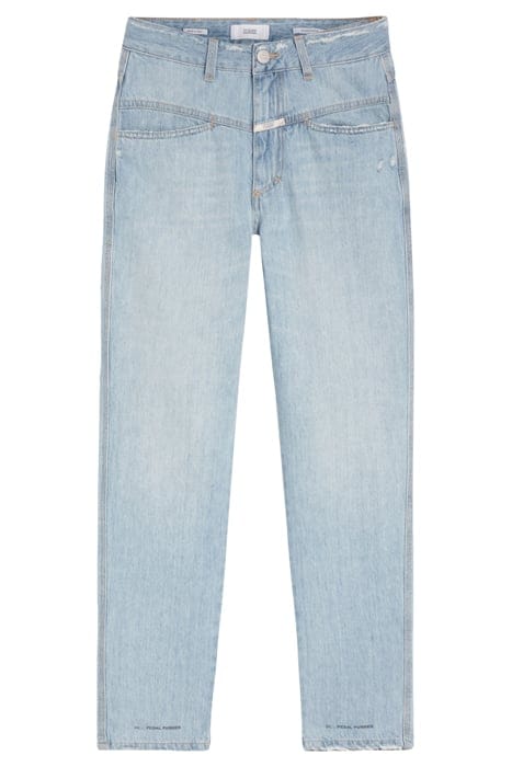 WOMEN PEDAL PUSHER JEANS LIGHT BLUE 8