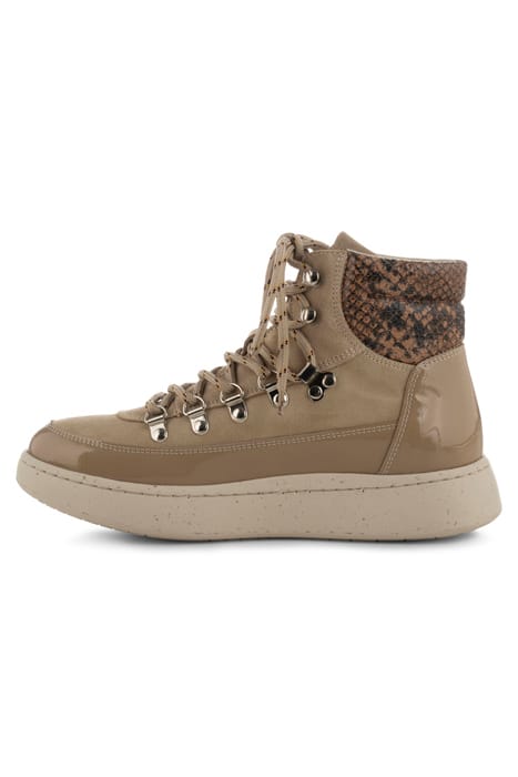 IRIS SNAKE PATENT COFFEE CREAM 6