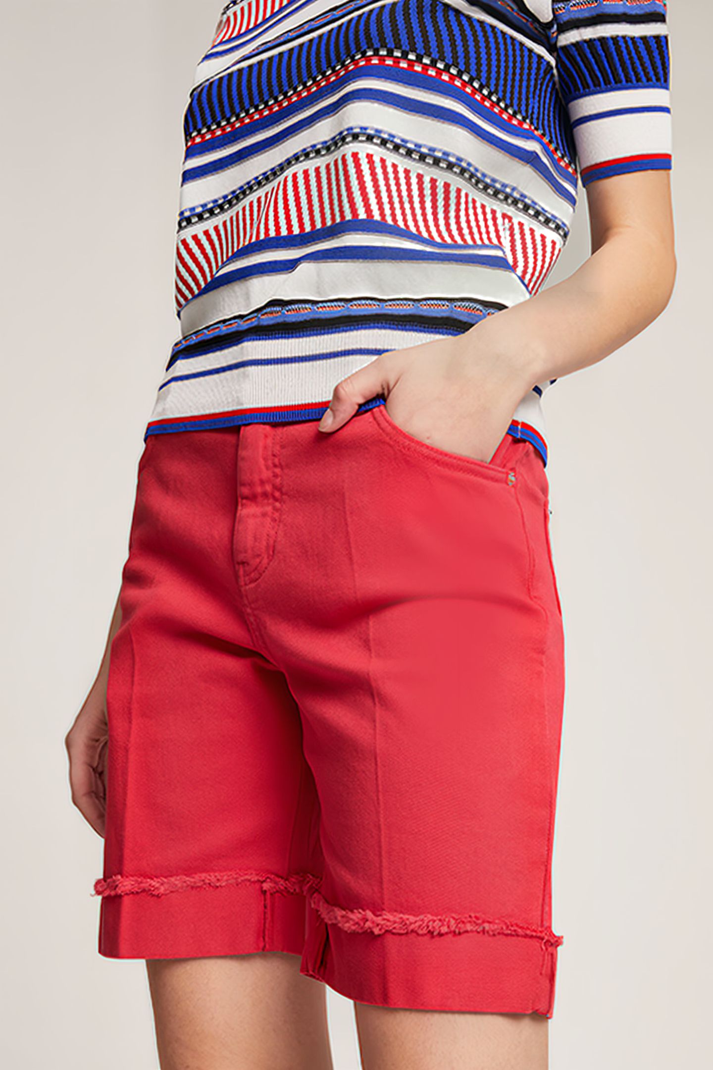 DRILL SHORTS RED 4