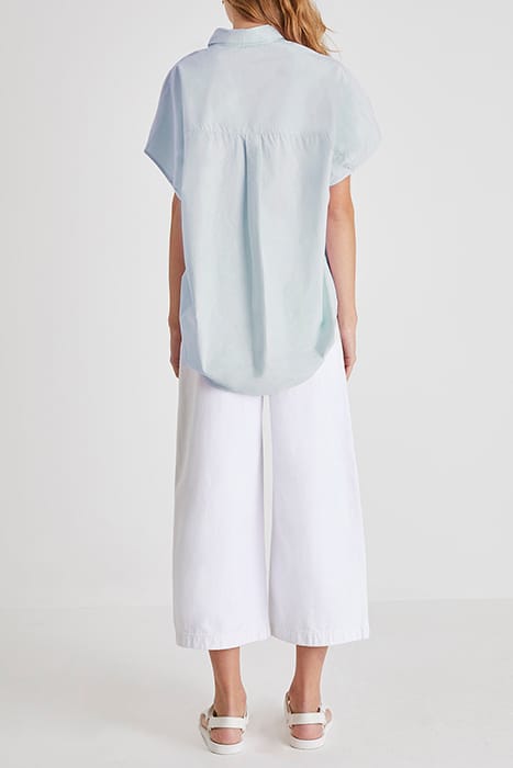CELE SLEEVELESS RHODES SHIRT CHALKY SKY BLUE 3