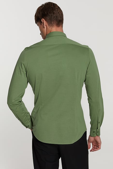 MEN PIQUE SHIRT PABLO HEDGE GREEN 3