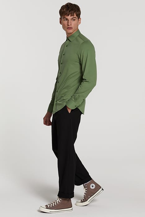 MEN PIQUE SHIRT PABLO HEDGE GREEN 5