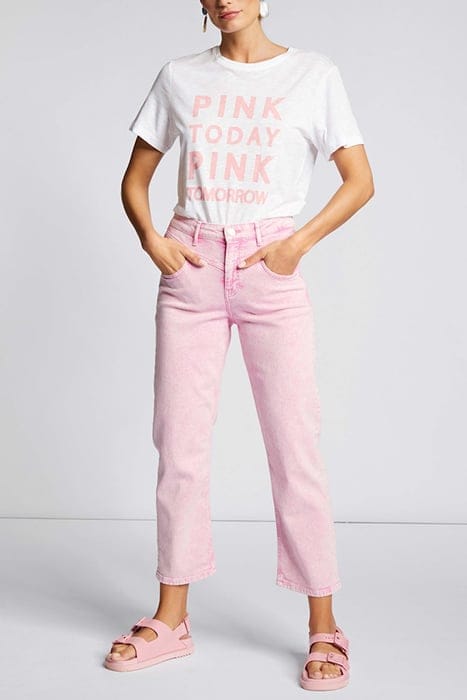 VINTAGE STRAIGHT COLOURED DENIM STRAWBERRY 2
