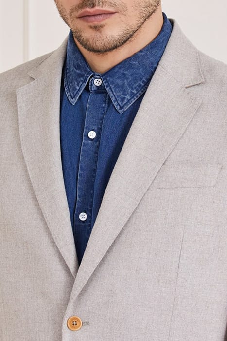 MARCIANO BY GUESS SEAN 2B NOTCH BLAZER SAND MELANGE 4