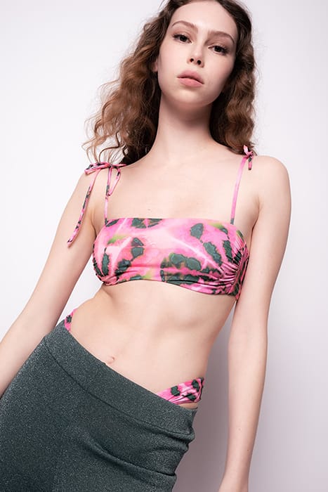BIANCOMANGIARE BIKINI TECNO JE FUCHSIA/GREEN MULTI-COLOUR 1