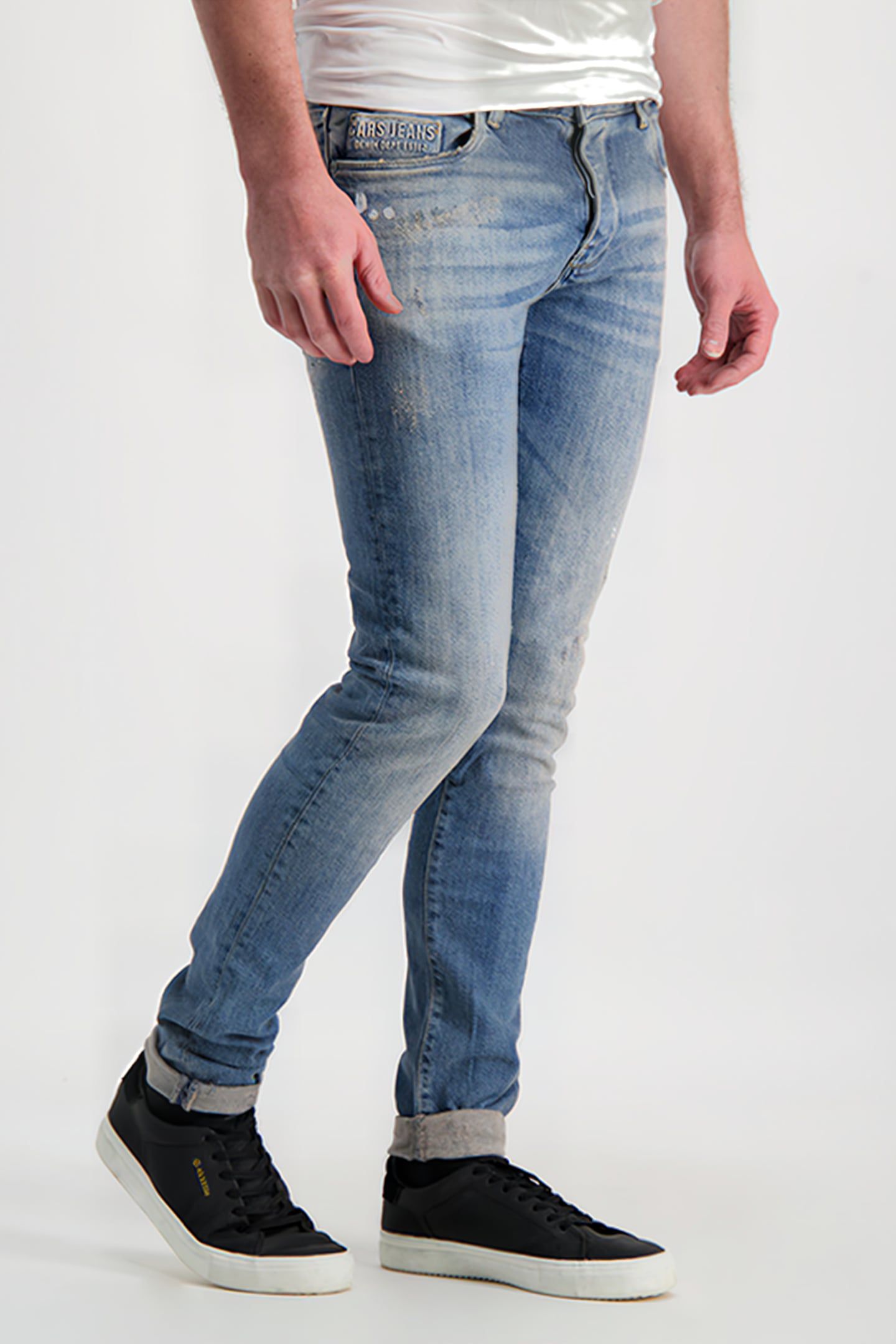 JEANS HURRICANE SKINNY FIT VINTAGE STONE USED 2