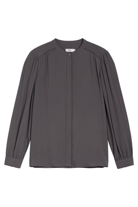GATHERED BLOUSE DARK NICKEL 6