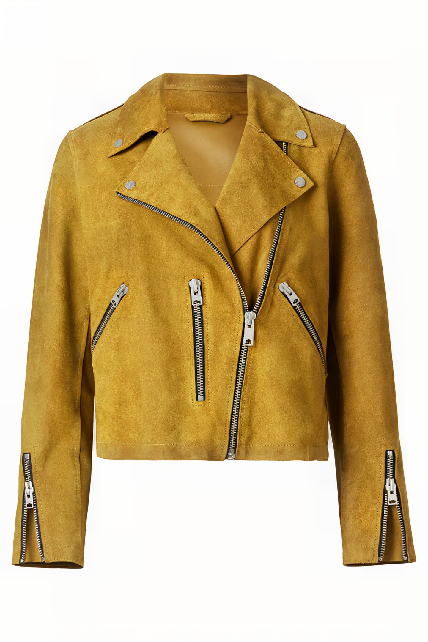 UNLINED FERN BIKER KHAKI YELLOW 6