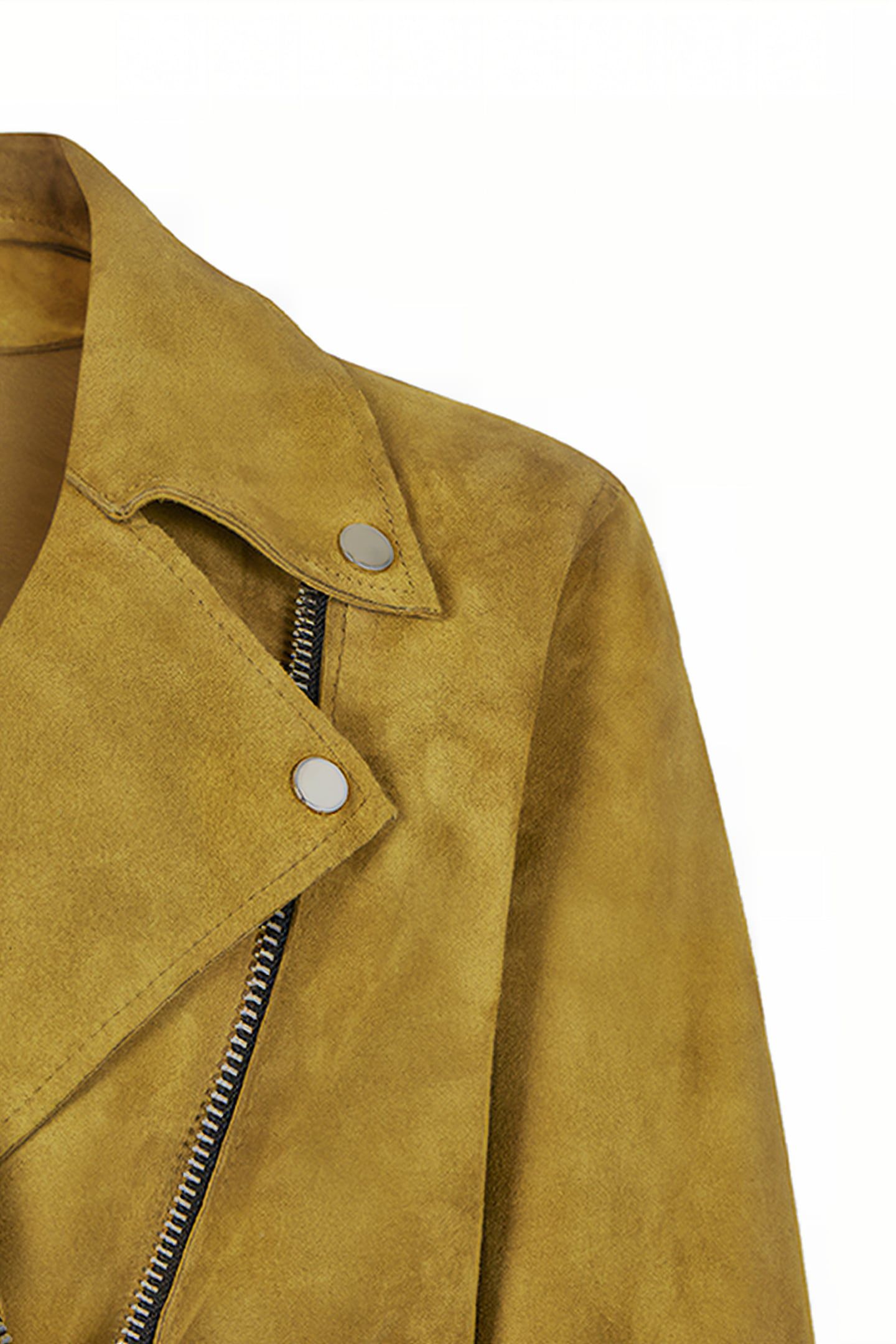 UNLINED FERN BIKER KHAKI YELLOW 5