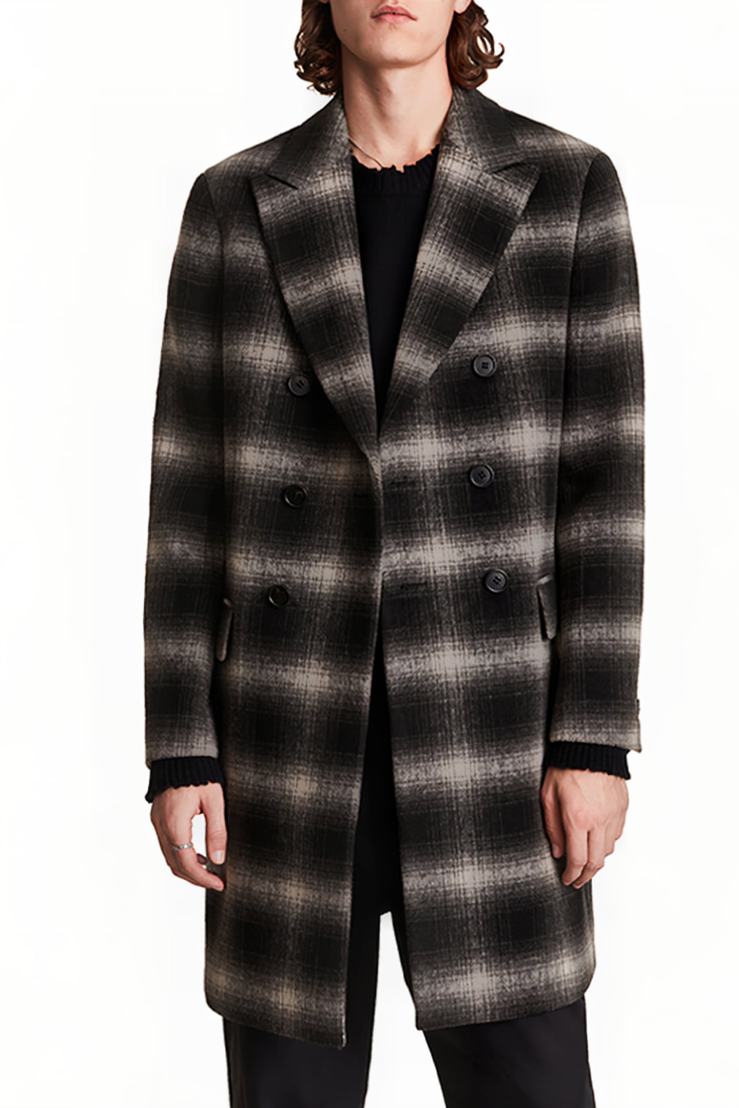 VENTRY COAT BLACK/WHITE 1