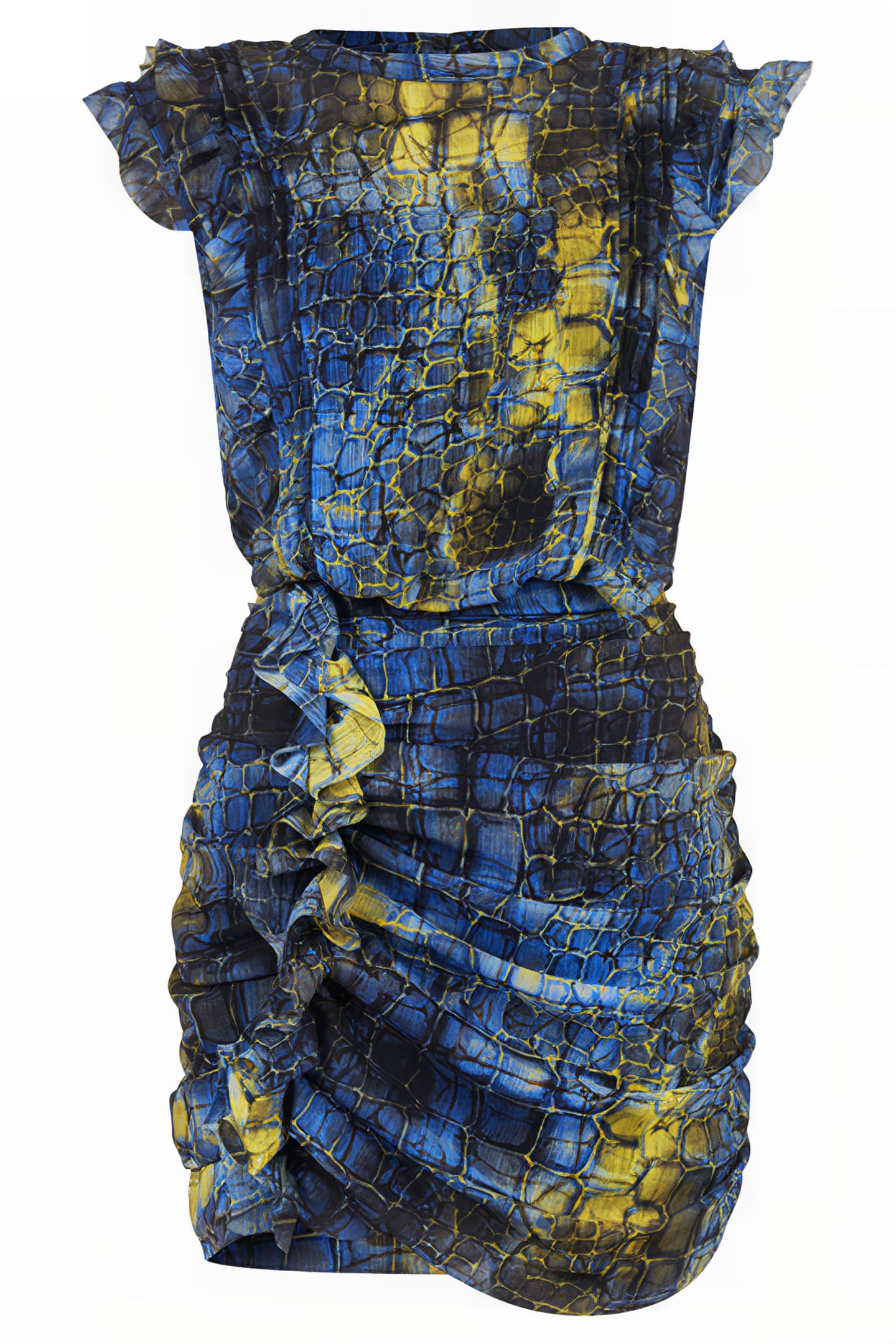 HALI MIRUS DRESS DEEP BLUE 6