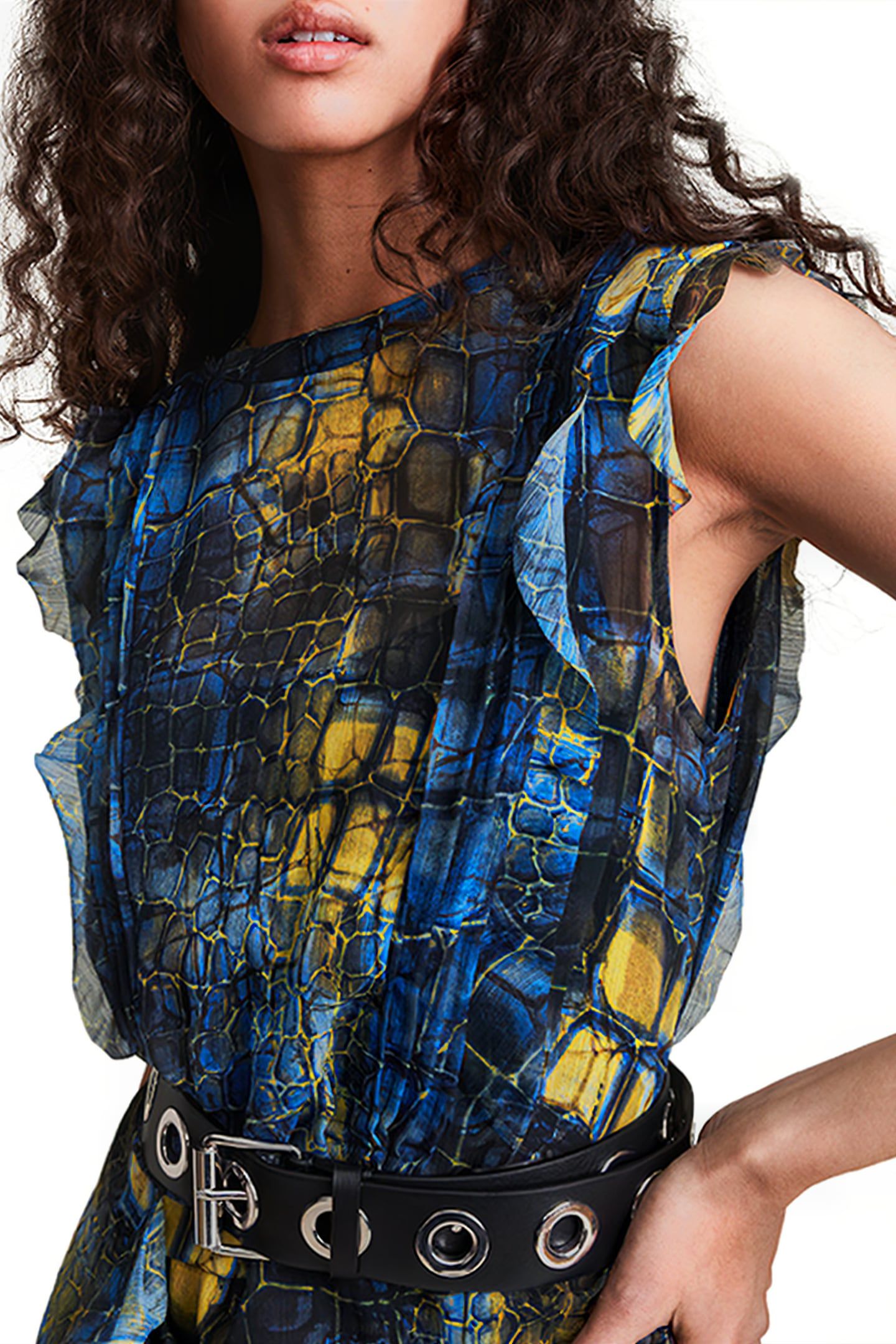 HALI MIRUS DRESS DEEP BLUE 4