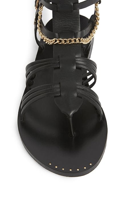 GELDA FLAT SANDAL BLACK 5