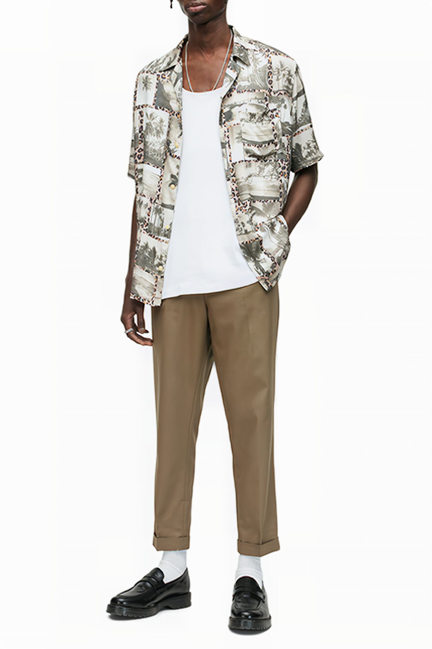 TALLIS TROUSER ASH KHAKI BROWN 2