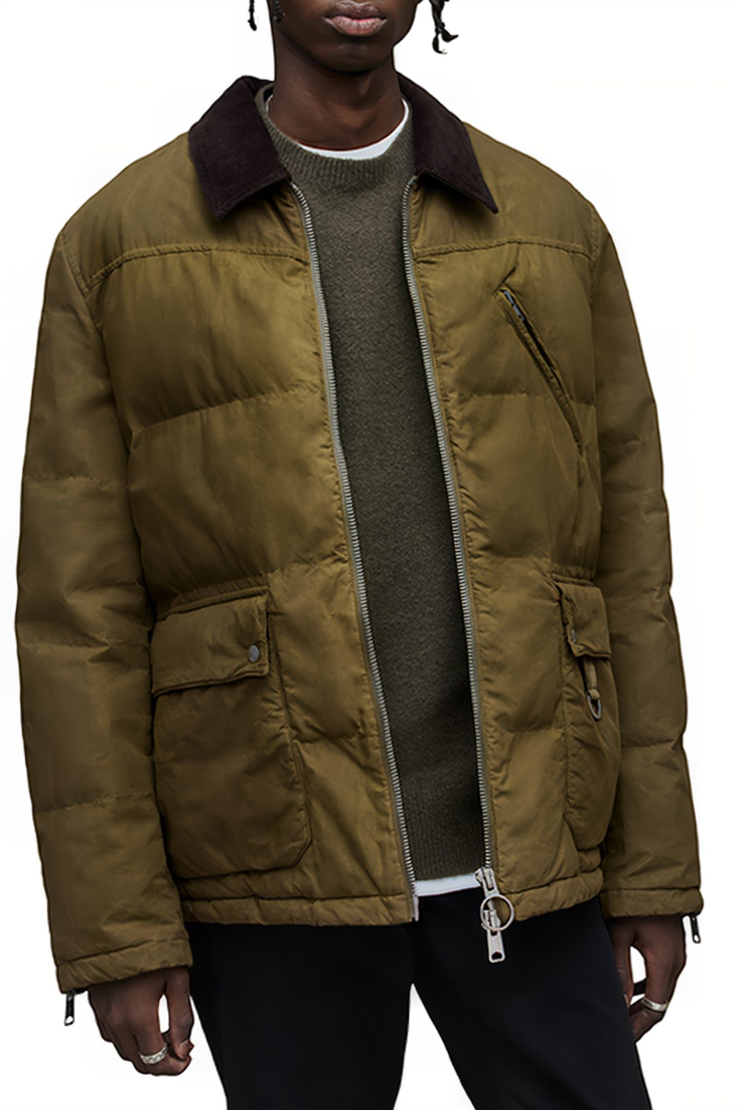 GILLAN JACKET DUSKY GREEN 1