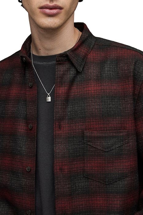 NEWHALEN LS SHIRT BLACK/RED 5