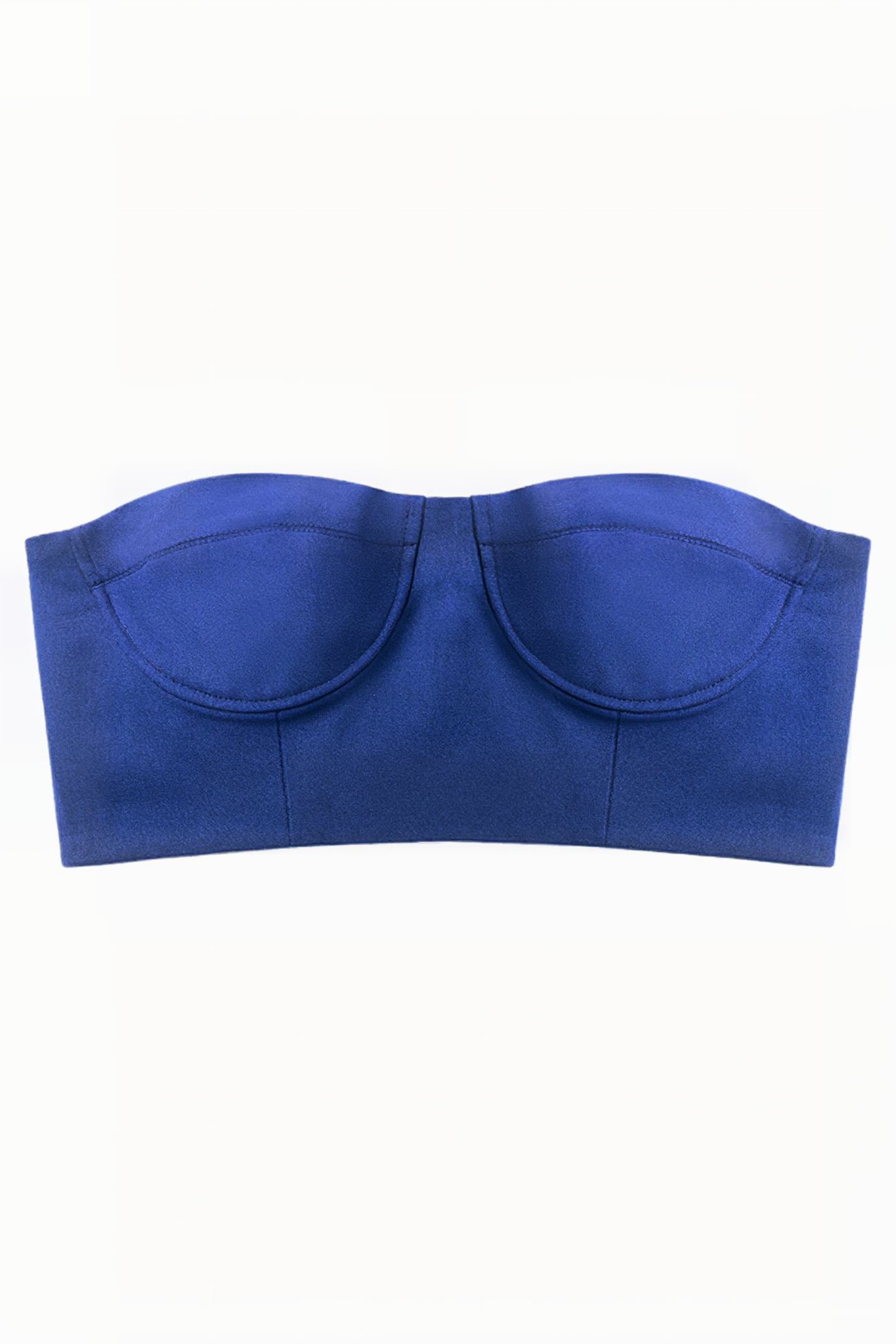 CROPPED BUSTIER TOP TWILIGHT BLUE 3