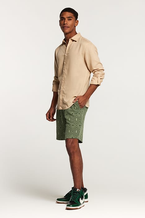 LUCAS LINEN SHIRT WARM SAND BEIGE 7