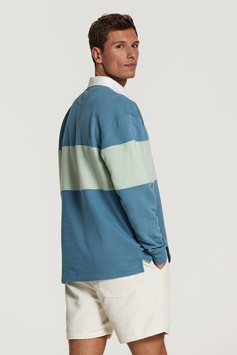BENJAMIN POLO SWEATER COLD SKY BLUE 3
