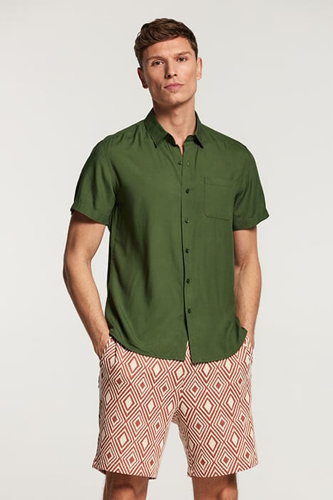 ETHAN SHORTSLEEVE SHIRT CILANTRO GREEN 2