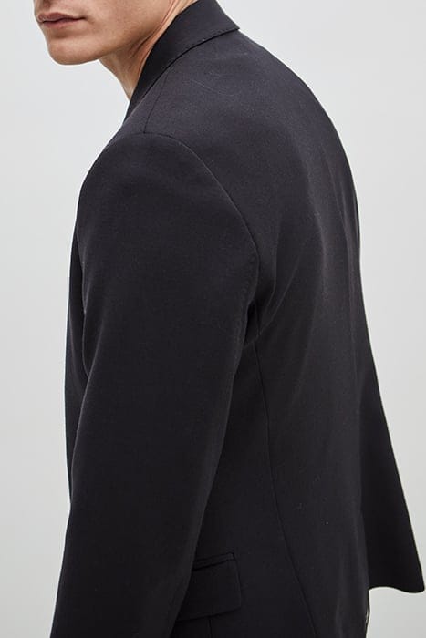 NAVY WASHABLE FLANNEL SUIT JACKET 5