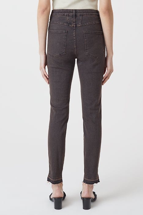 CLOSED WOMEN SKINNY PUSHER JEANS BURGUNDY 2