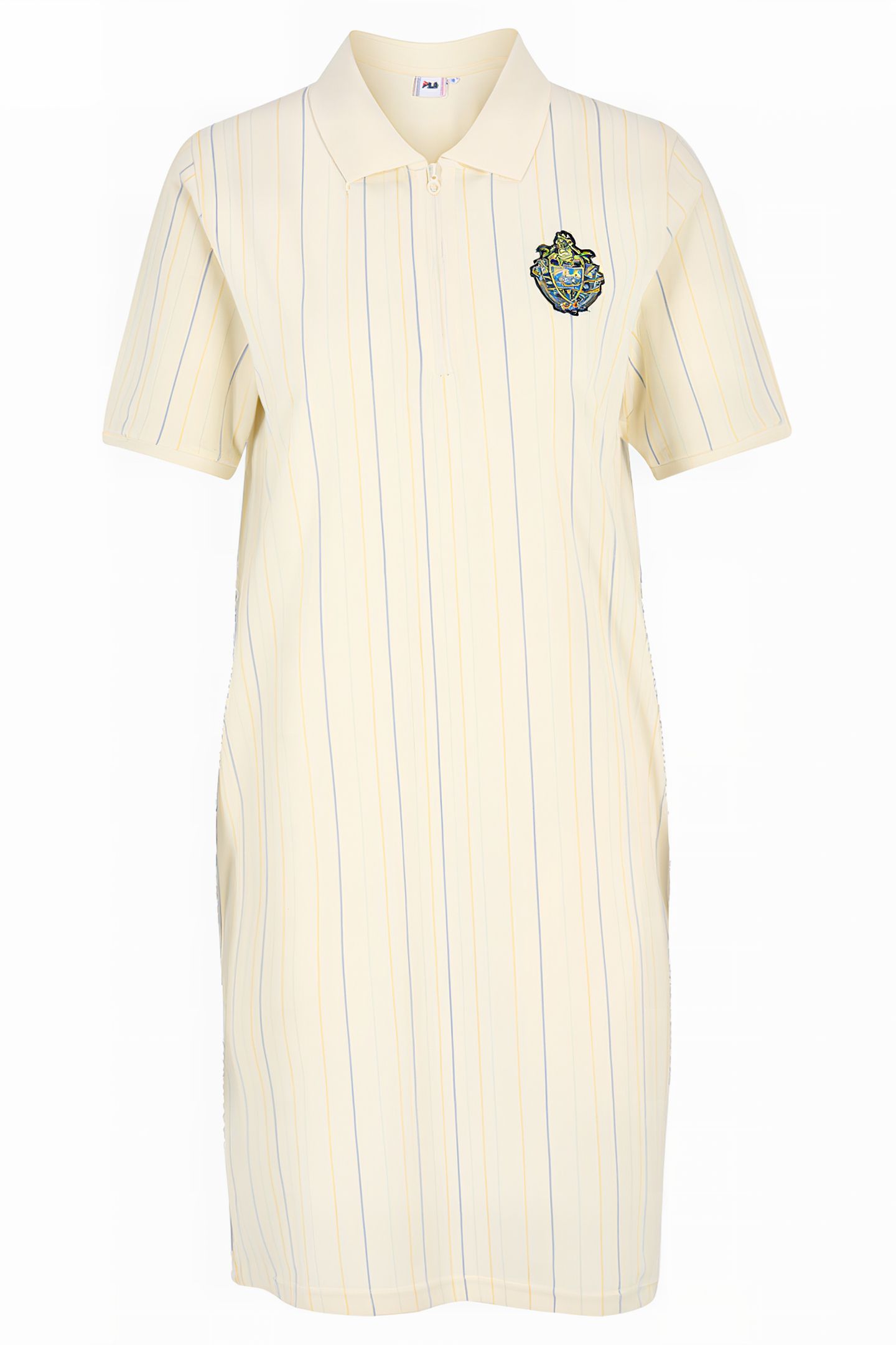 TREPLIN STRIPED POLO DRESS ANTIQUE WHITE/MULTICOLOR IRREGULA 1