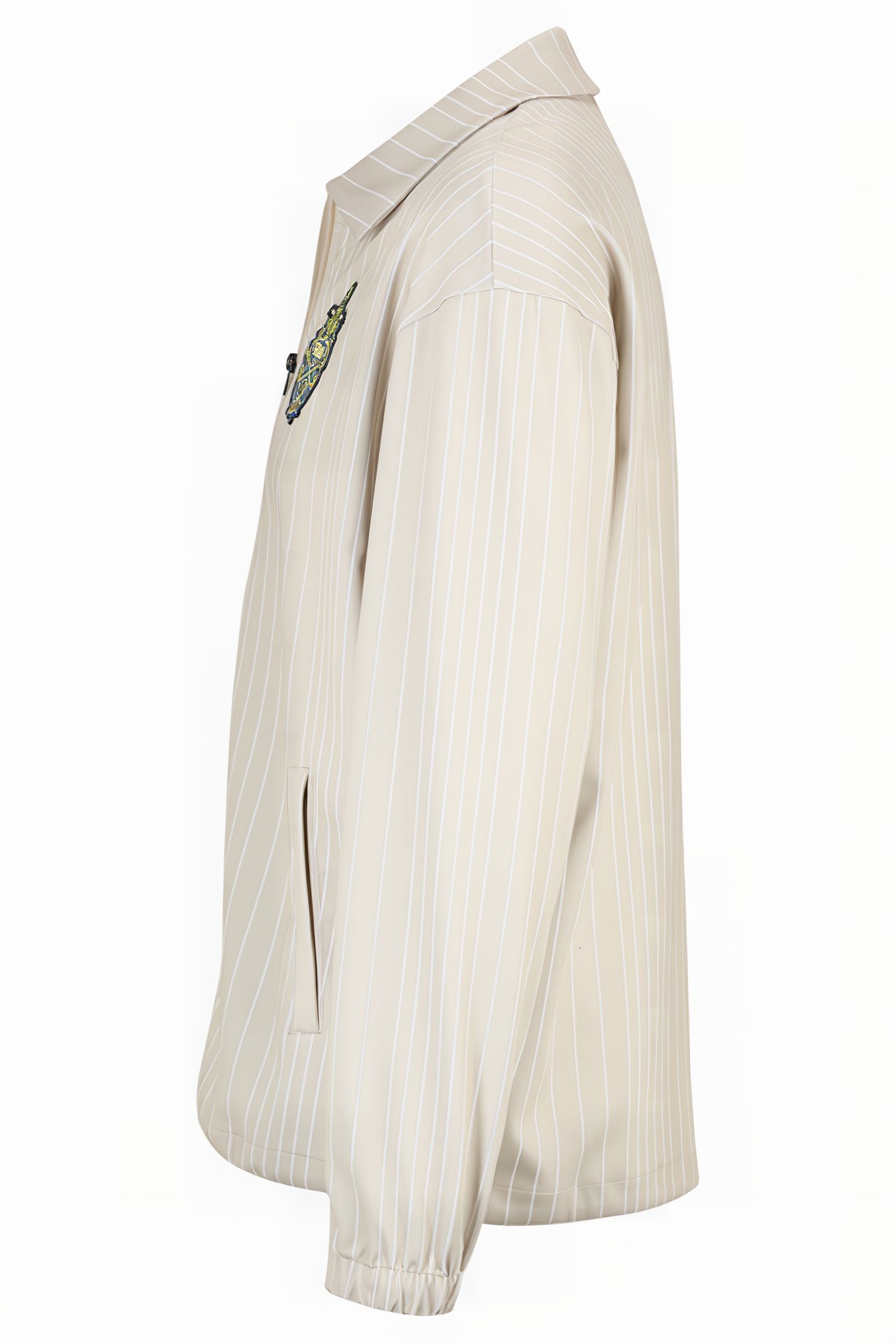 TAARSTEDT STRIPED TRACK JACKET FIELDS OF RYE/ANTIQUE WHITE I 3