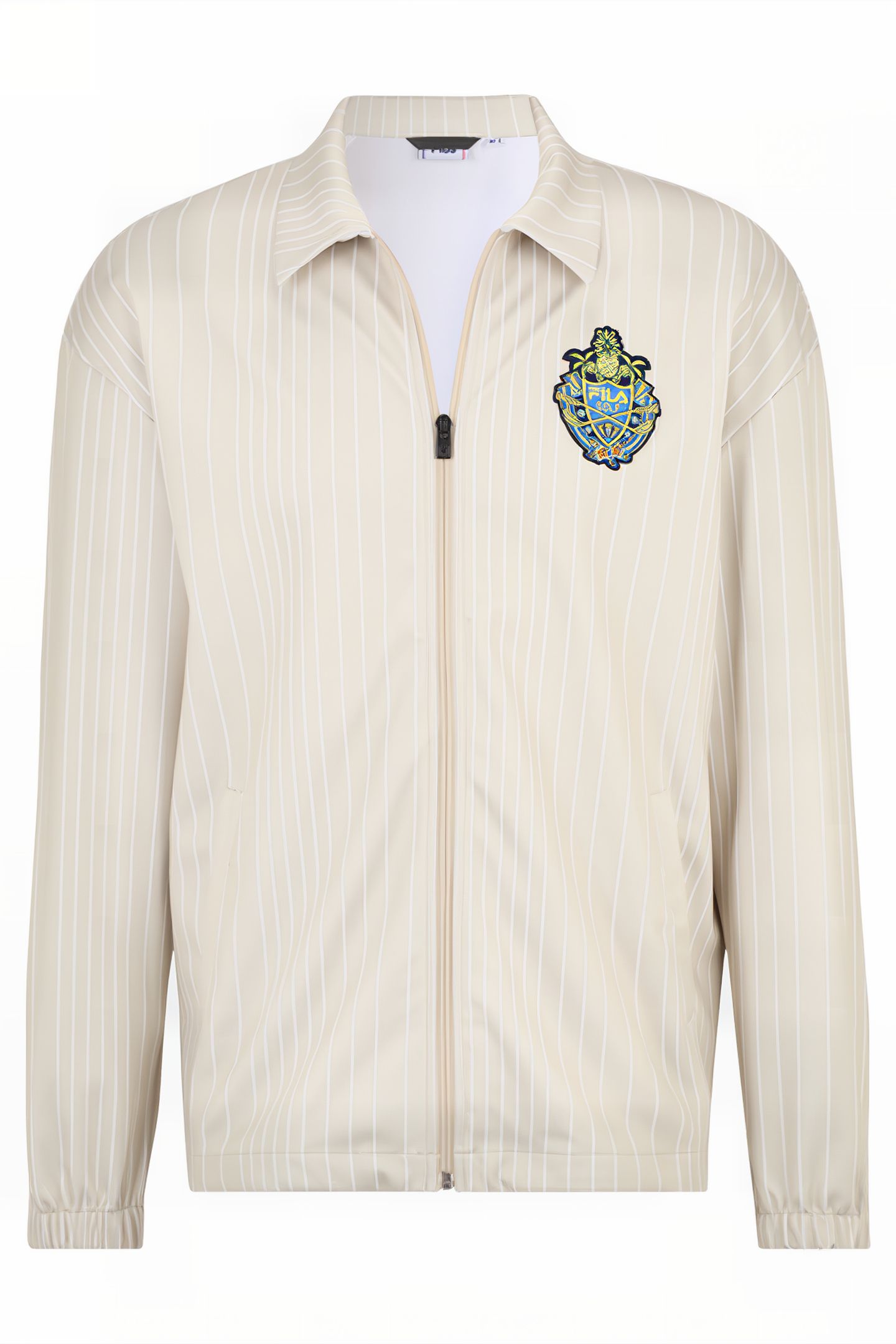 TAARSTEDT STRIPED TRACK JACKET FIELDS OF RYE/ANTIQUE WHITE I 1