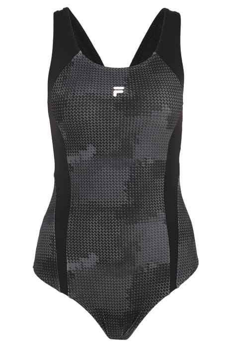 SANYA AOP SWIMSUIT BLACK PILLS CAMO AOP 1