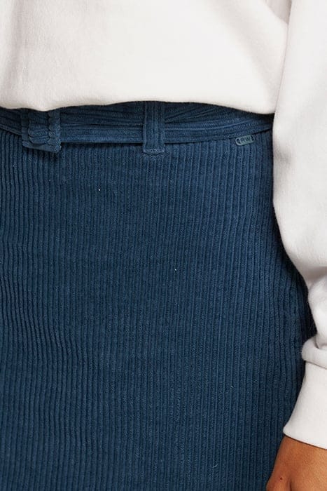 REG WAIST SHORT SKIRT BELT BLUE 6
