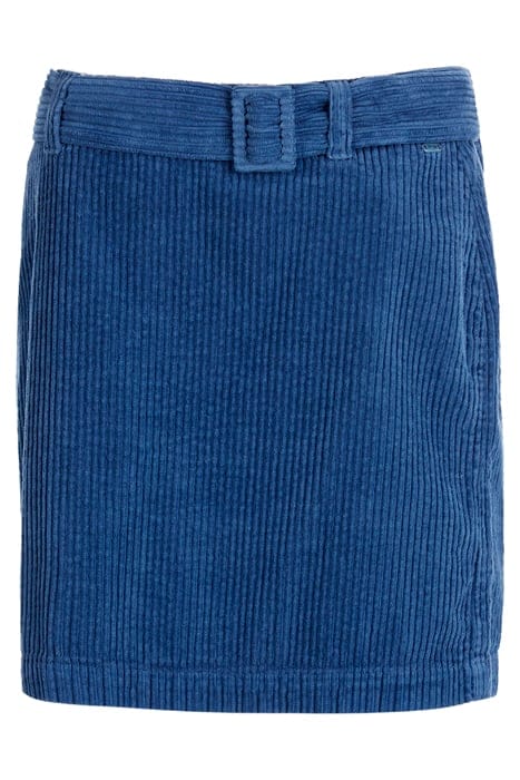 REG WAIST SHORT SKIRT BELT BLUE 1