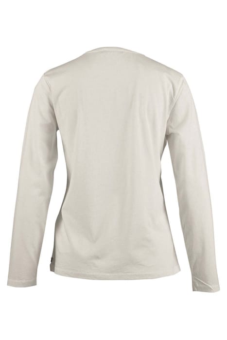 CREW NECK TEE LS + DECO WHITE 2