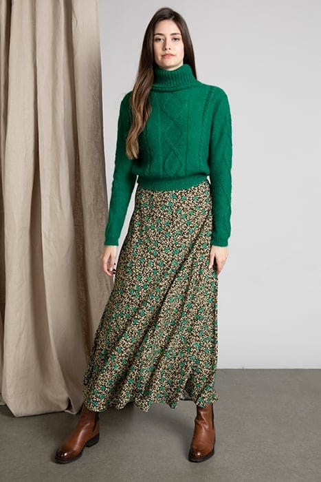 BIAS SKIRT GREEN 2