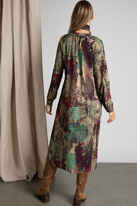 MIDI ROUND NECK DRESS 3