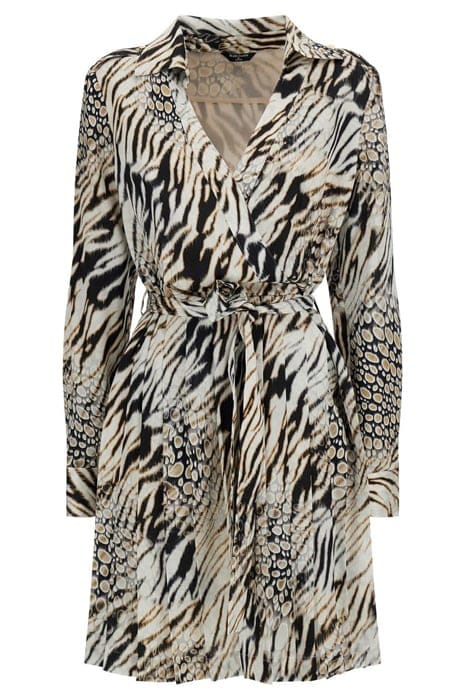 MARCIANO BY GUESS CHAIN REACTION DRESS SHADY HOLLOW PRINT 4