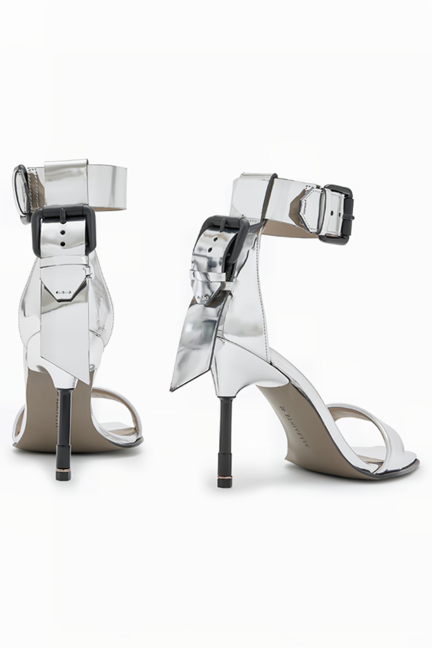 NOIR SANDAL MIRROR SILVER 3