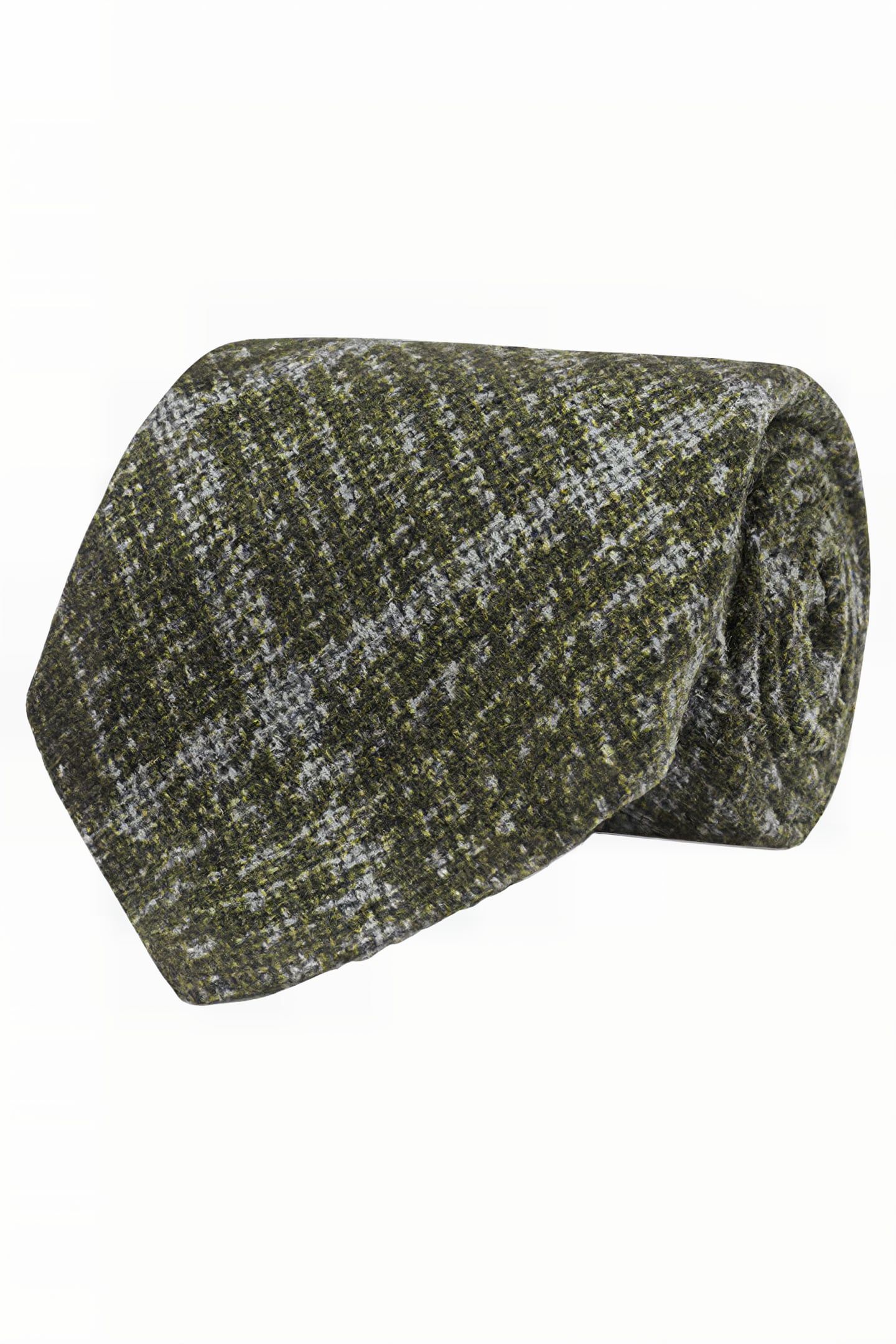 GREEN CHECKED TIE 1