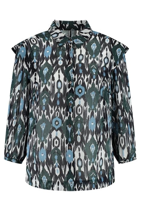 ROSIE BLOUSE FOLKLORE BLUE 1