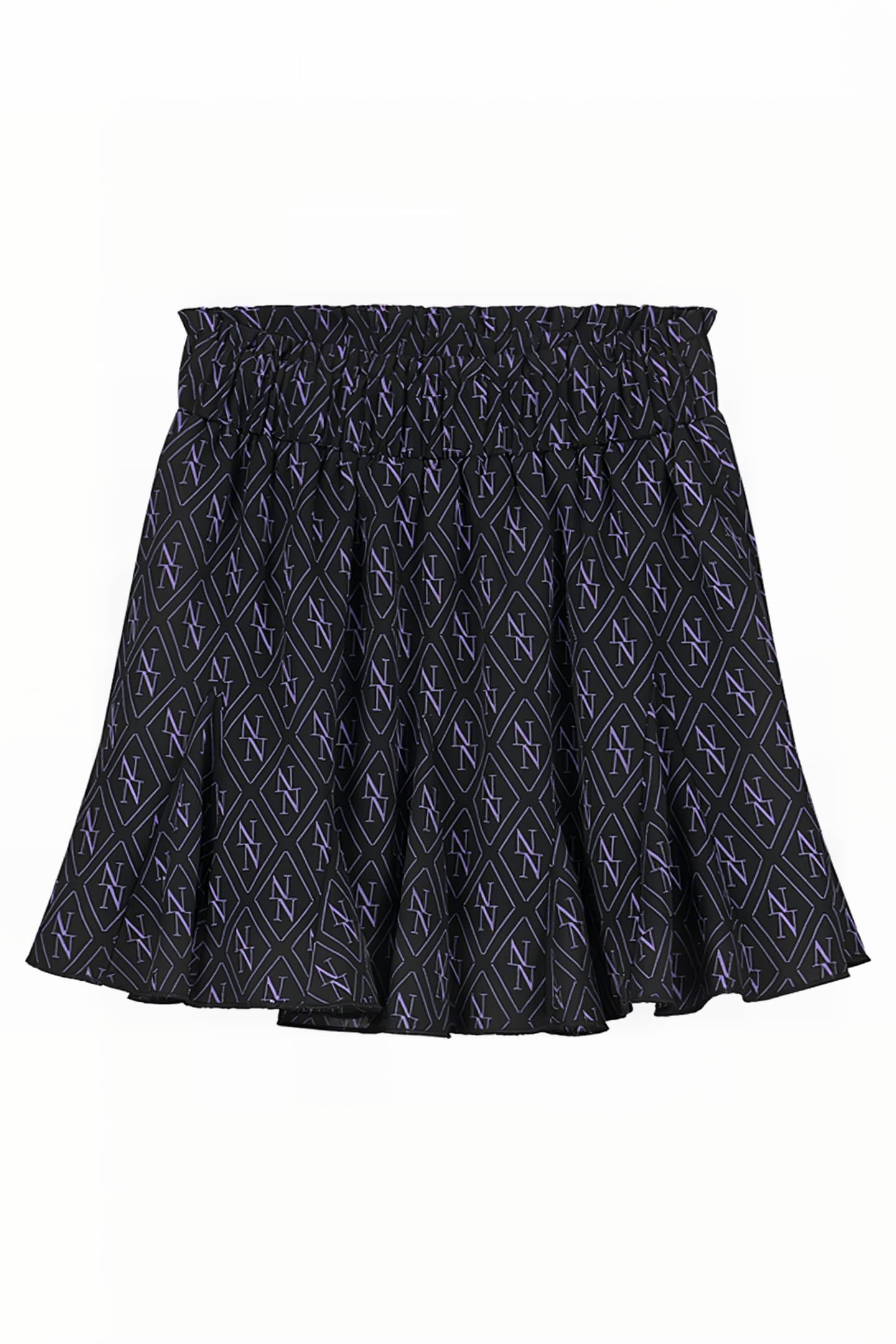 WINONA SKIRT BLACK/PURPLE 1